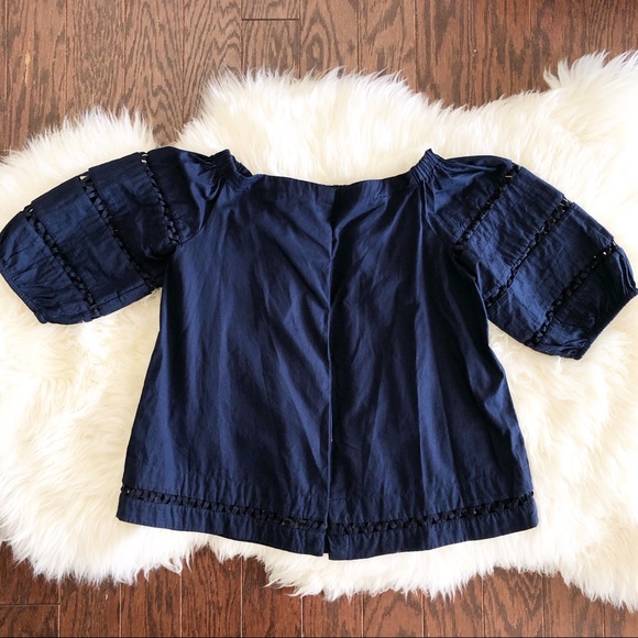 Crown & Ivy Off The Shoulder Puff Sleeve T… - Picture 8 of 8